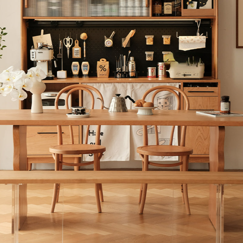 Table à manger à base ondulée Jalen