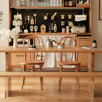 Table à manger à base ondulée Jalen