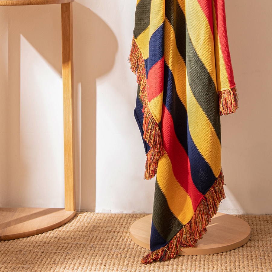 Couverture géométrique Bohême de Ghislain