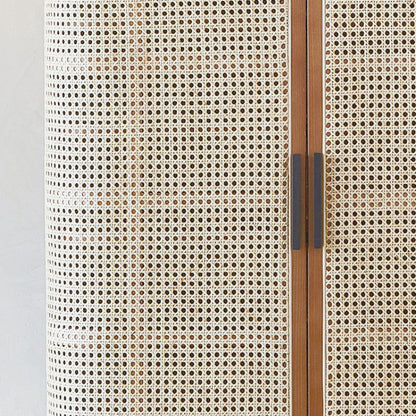 Meuble à chaussures en rotin Goffney