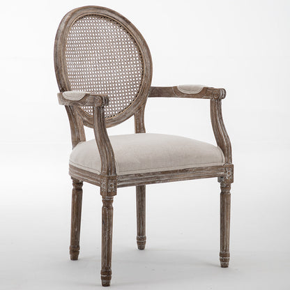 Chaise de salle à manger rétro française EMILIA Queen Ann