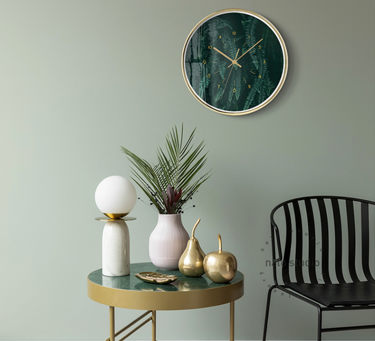 Horloge murale Pop Art BENITO Série Nature