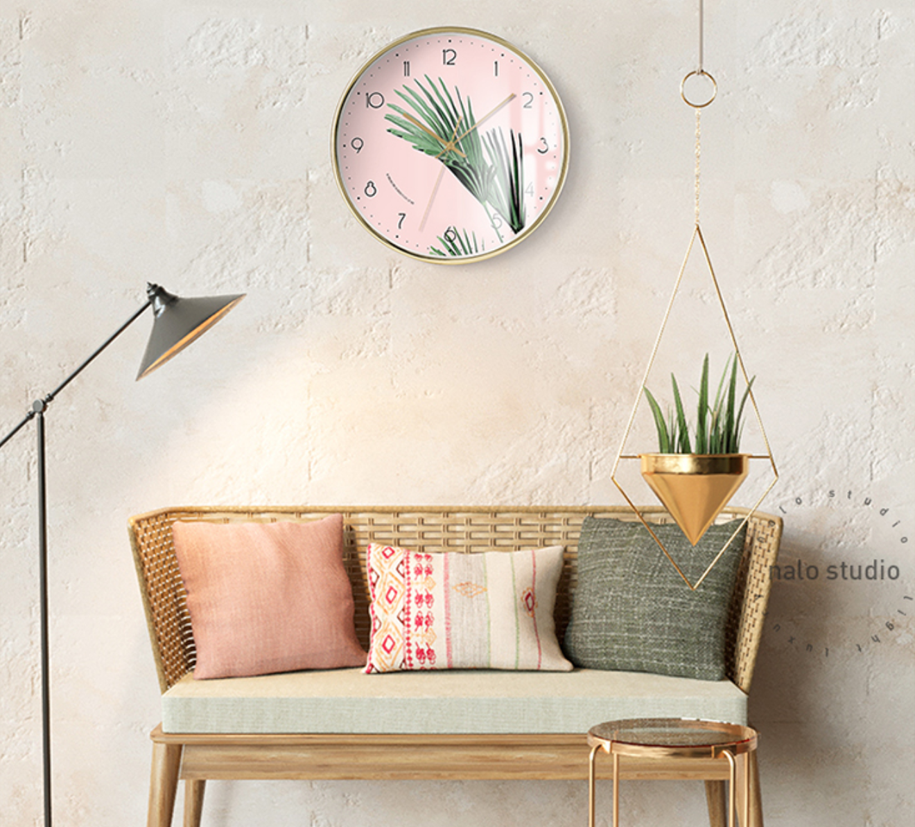 Horloge murale Pop Art BENITO Série Nature