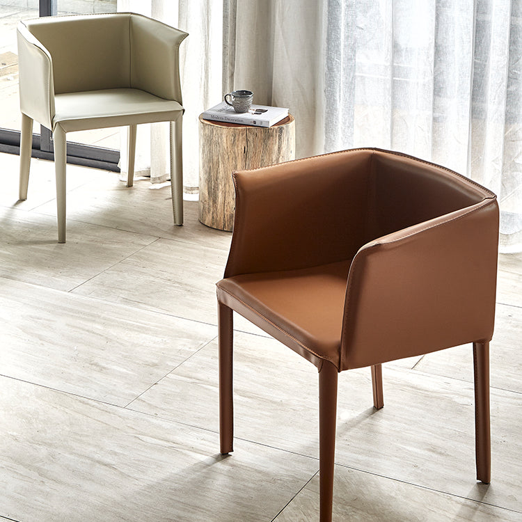 Fauteuil Braxton en similicuir (lot de 2)