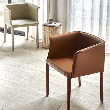 Fauteuil Braxton en similicuir (lot de 2)