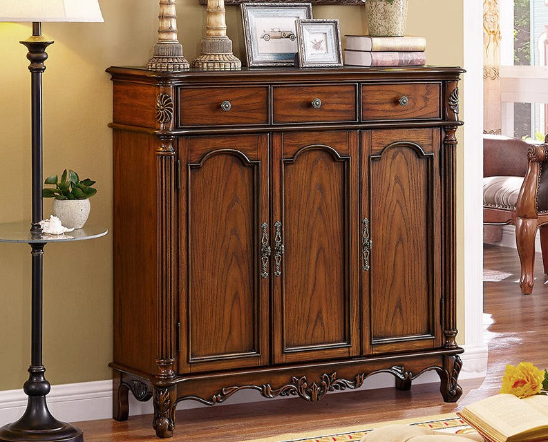 Buffet Emma, ​​meuble de rangement en tissu, vin, chaussures, style américain, 83 à 149 cm (3 tailles, 2 couleurs au choix)