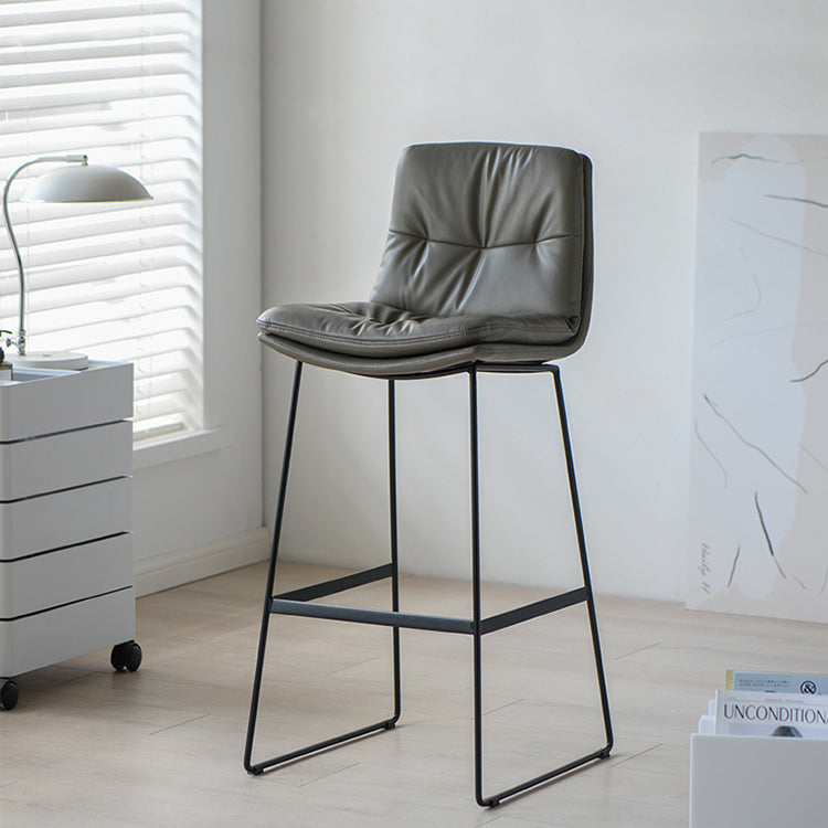 Tabouret de bar en métal Evelin (lot de 2) 