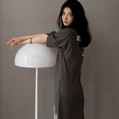 Chemise de nuit slim en coton Elsie 