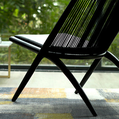 Chaise longue en bois massif Ardoin