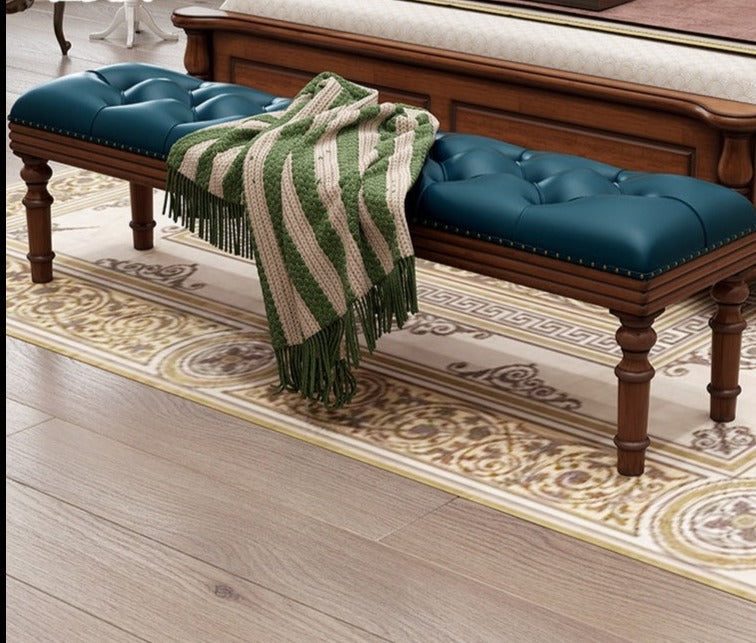 Tabouret de lit américain BOSTON HILTON (2 couleurs)