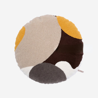 Housse de coussin et insert modernes à motif géométrique