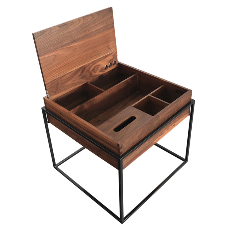 Table d'appoint en bois massif Kabamba 