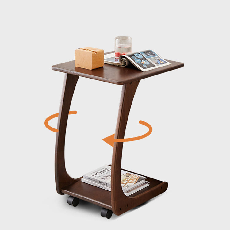 Table d'appoint en bois massif Emerson 