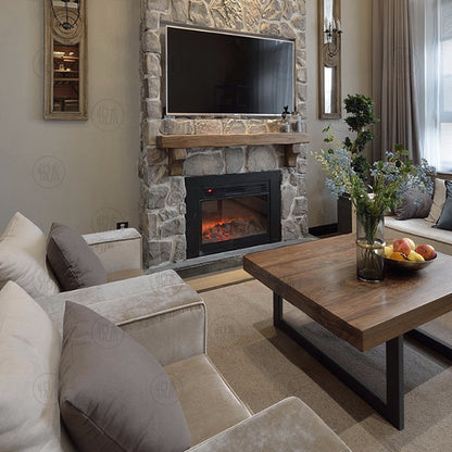 Table basse carrée nordique en bois massif DANIELA RADISSON (4 couleurs, 10 tailles)