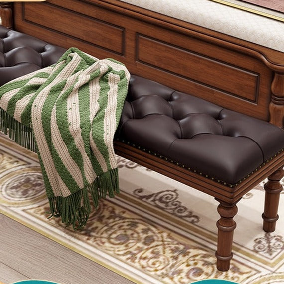 Tabouret de lit américain BOSTON HILTON (2 couleurs)