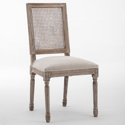 Chaise de salle à manger rétro française EMILIA Queen Ann