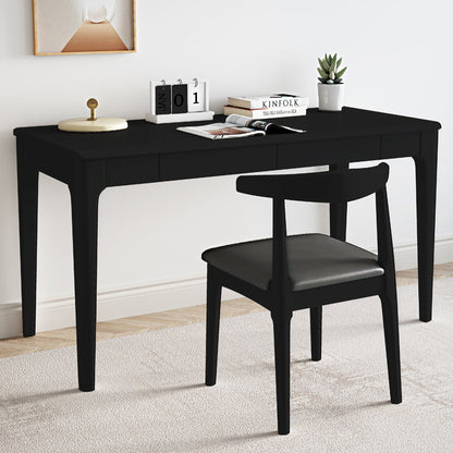 Bureau d'écriture LYDIA CARLTON Table d'ordinateur de bureau en bois massif 