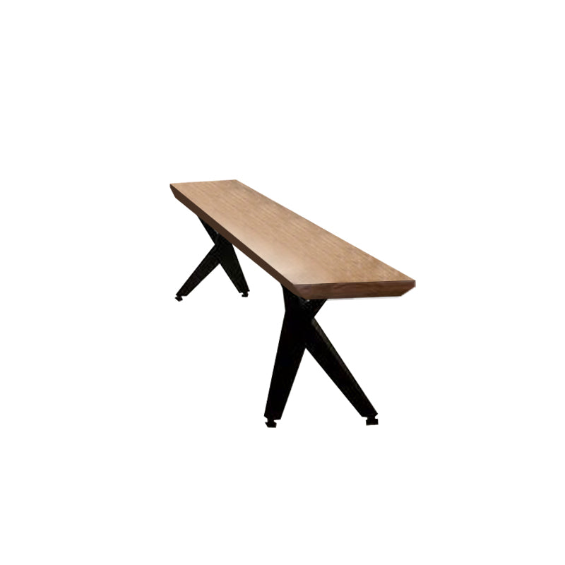 Table à manger scandinave nordique LINDSEY Radisson en bois massif, bord brut / bord droit