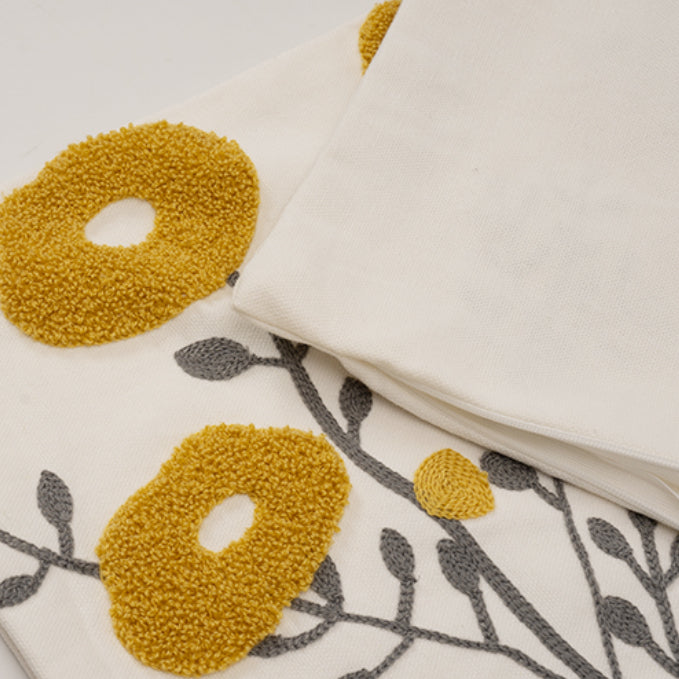 Coussin décoratif à fleurs Ambesonne