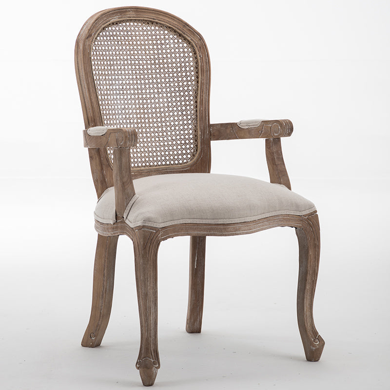 Chaise de salle à manger rétro française EMILIA Queen Ann