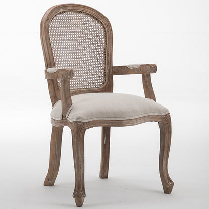 Chaise de salle à manger rétro française EMILIA Queen Ann