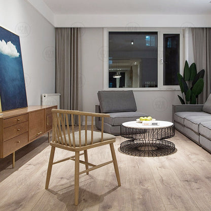 Chaise de salle à manger scandinave HAYDEN en bois massif nordique