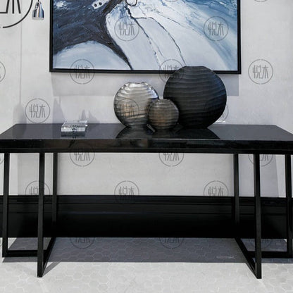 BEAU Console Table Canapé Nordique Simple Américain En Bois Massif Affichage