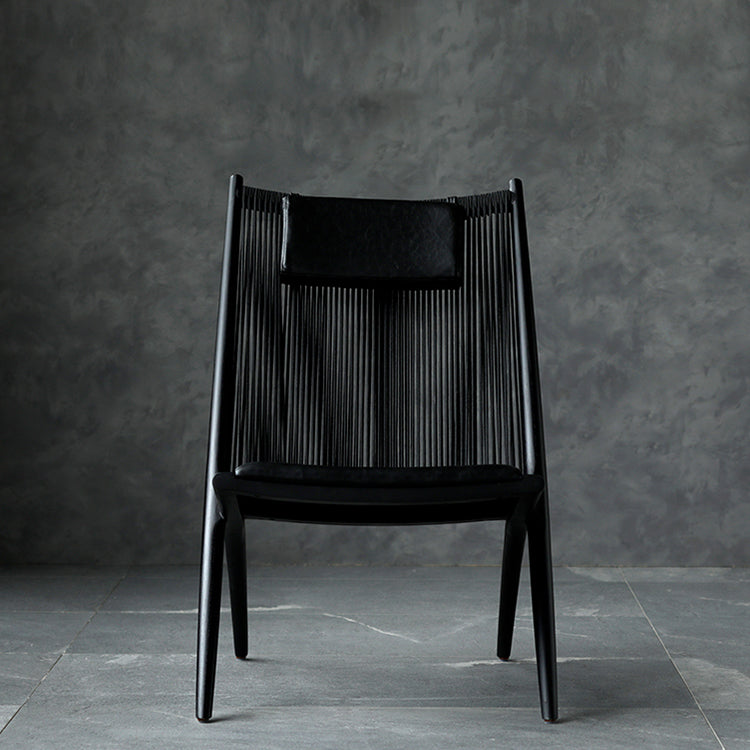 Chaise longue en bois massif Ardoin