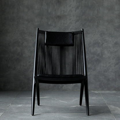 Chaise longue en bois massif Ardoin