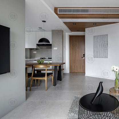 Ensemble table à manger et/ou chaise/banc en fer forgé et bois massif de style rétro nordique COOPER