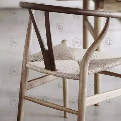 Chaise en bois massif GRANT, hêtre importé, idéale pour les repas, l'écriture et le bureau