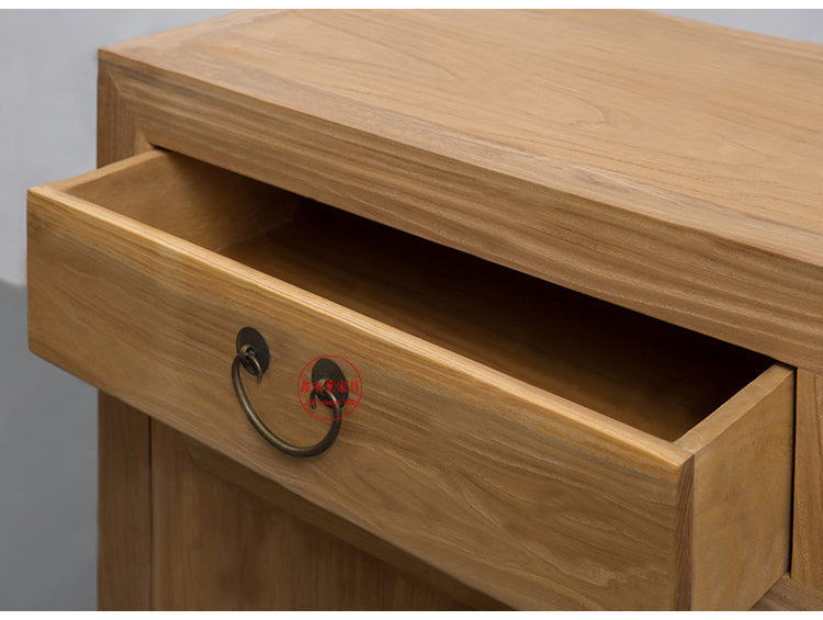 Buffet impérial JAYCE en orme ancien de style chinois