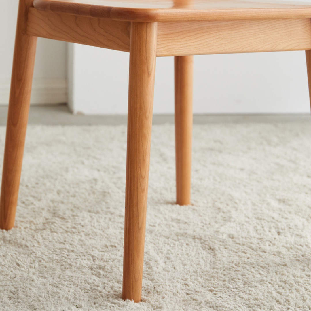 Chaise de salle à manger en bois de cerisier Arvin (ensemble de 2)