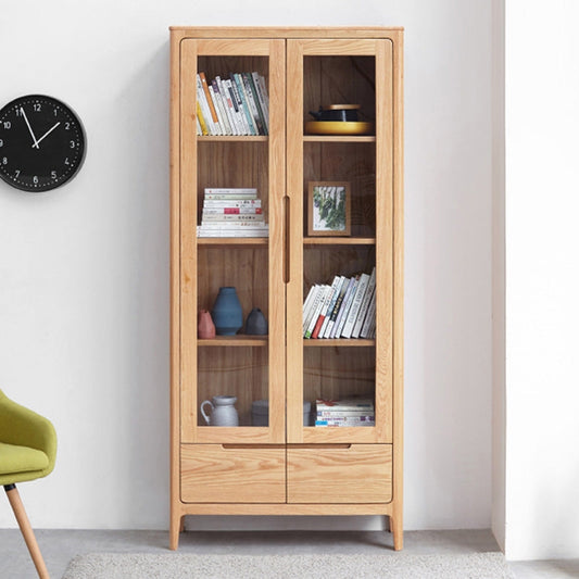 Vitrine-bibliothèque en verre scandinave nordique KAYDEN