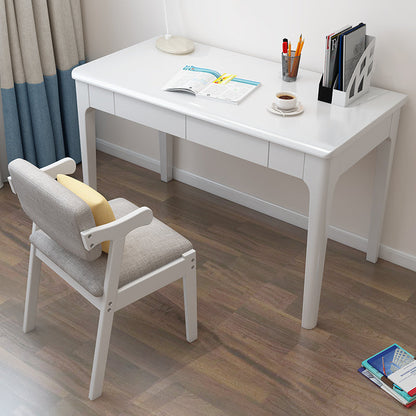 Bureau d'écriture LYDIA CARLTON Table d'ordinateur de bureau en bois massif 