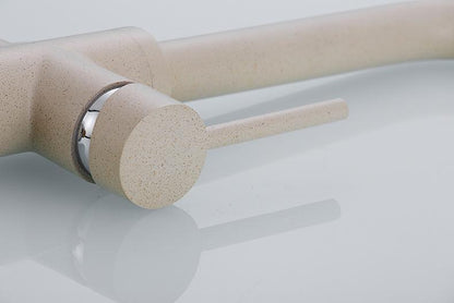 Robinet de cuisine minimaliste ARMAND noir mat/nude