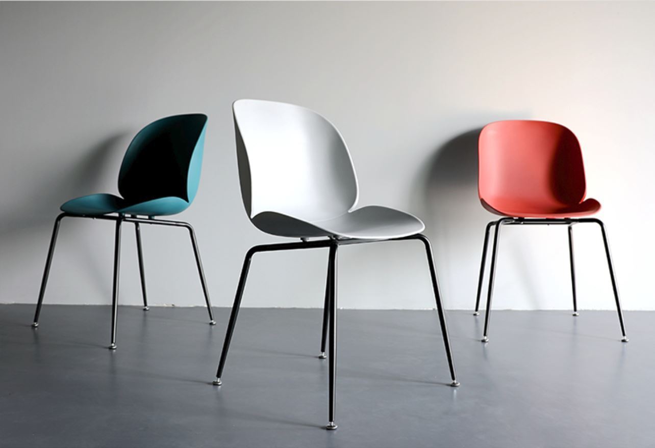 HARPER Chaises de salle à manger et de café minimalistes, contemporaines et colorées