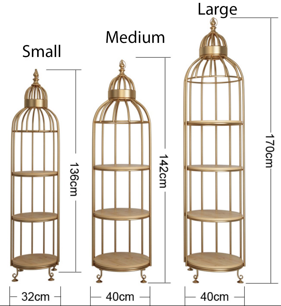 Présentoir/armoire pour cage à oiseaux originale ADORJAN