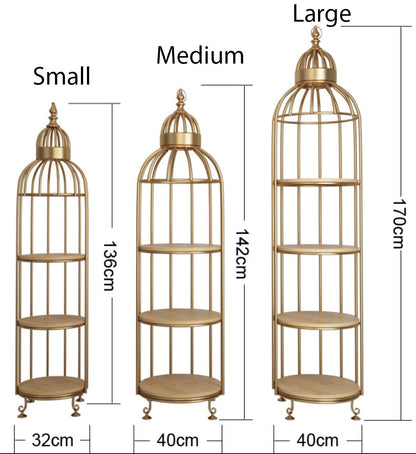 Présentoir/armoire pour cage à oiseaux originale ADORJAN