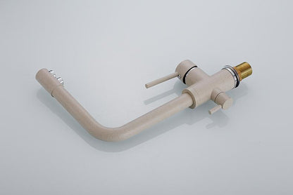 Robinet de cuisine minimaliste ARMAND noir mat/nude