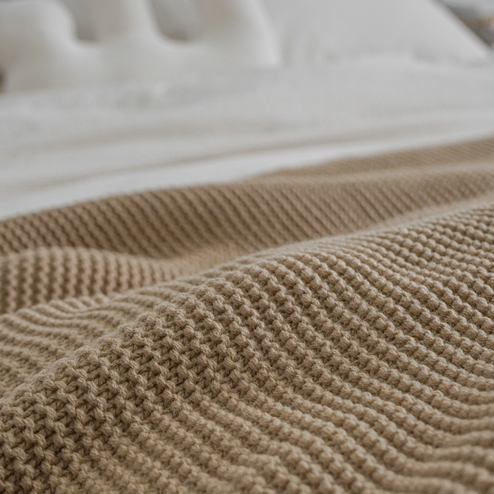 Couverture tricotée Helman