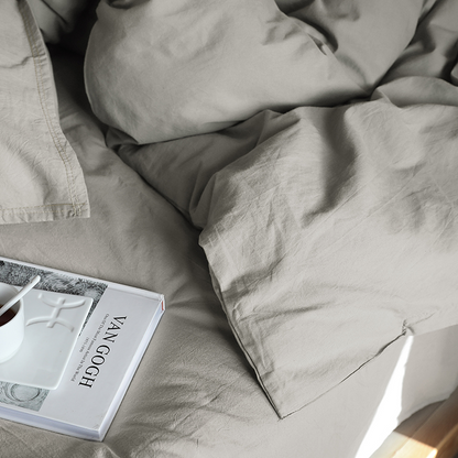 Ensemble de draps en coton Gardenhire 4 pièces 