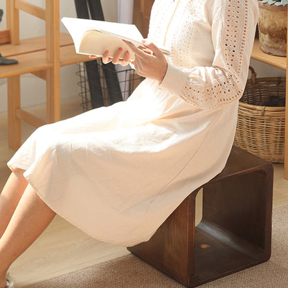 Table d'appoint de rangement en bois massif Harmoni 