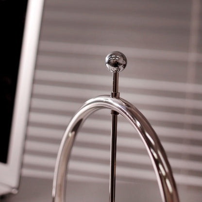 Porte-serviettes en métal acanthe