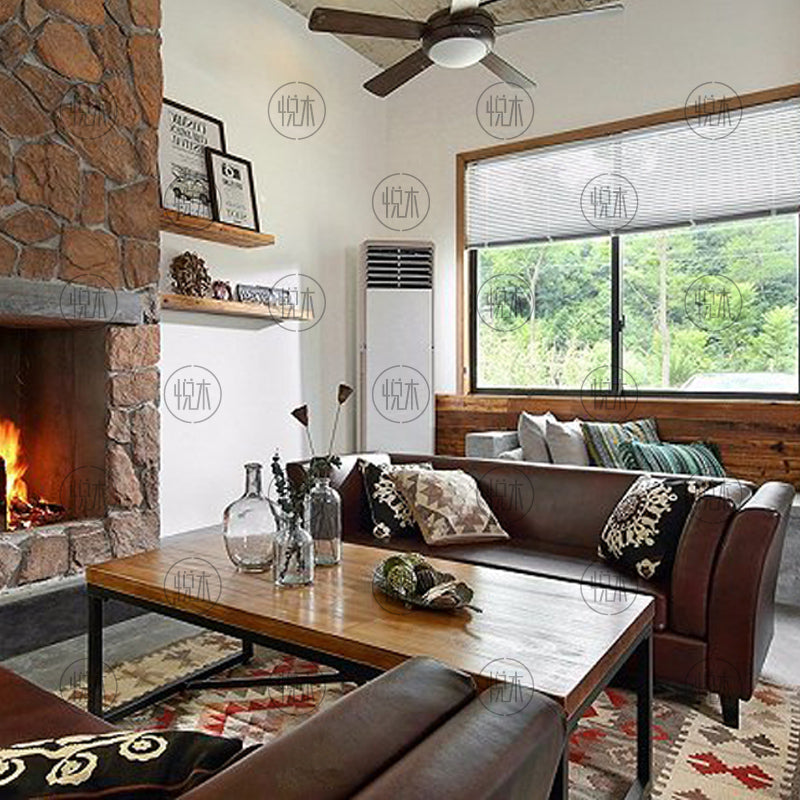 Table basse nordique japonaise Juniper RADISSON en bois massif américain 