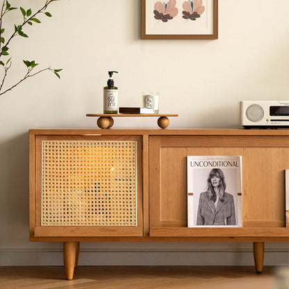 Meuble TV en bois massif Bradwell