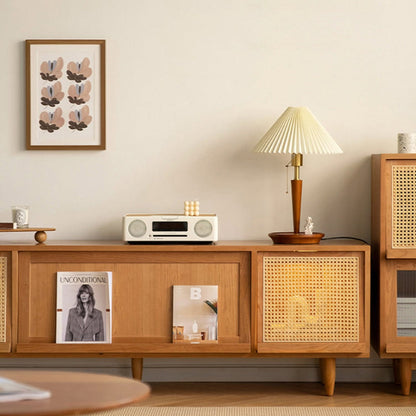 Meuble TV en bois massif Bradwell