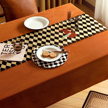 Chemin de table à carreaux Curran