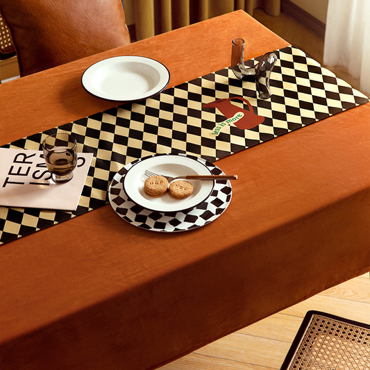 Chemin de table à carreaux Curran