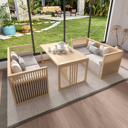 ANIYAH OHIO HILTON Canapé japonais en latex Frêne nordique